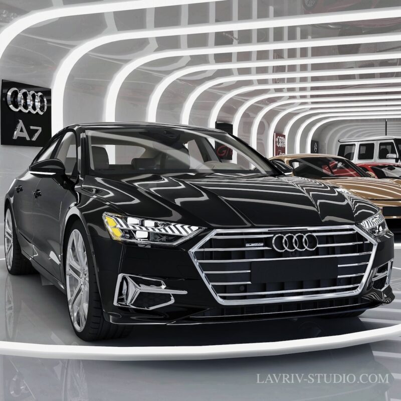 3D VISUALIZATION OF AN AUDI A7 LAVRIV STUDIO