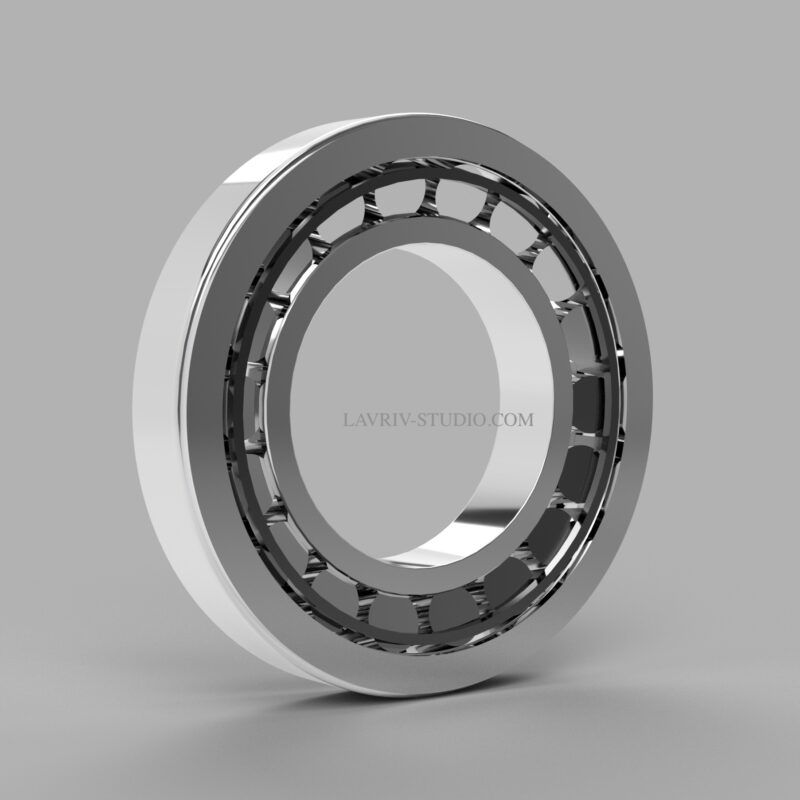 In the development of the Reduction Gearbox project, a key stage was creating a highly accurate CAD model of the 30220 SKM tapered roller bearings.