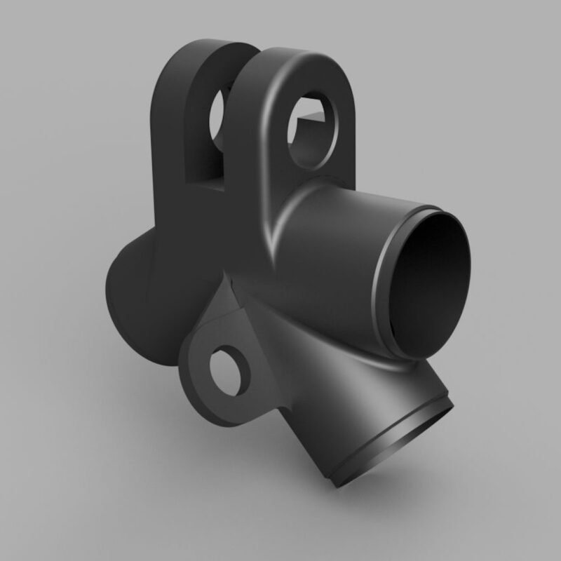 In this project, our goal was to design a structural bracket capable of maintaining precise alignment and mechanical strength under complex loads. The entire workflow — from initial sketching to the final rendered model — was executed in Fusion 360, using parametric and constraint-driven modeling techniques.