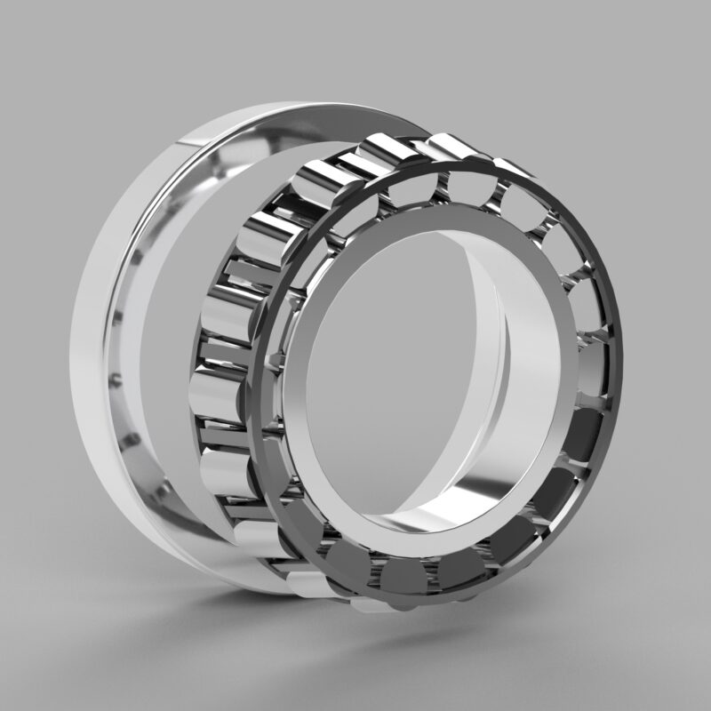 In the development of the Reduction Gearbox project, a key stage was creating a highly accurate CAD model of the 30220 SKM tapered roller bearings.